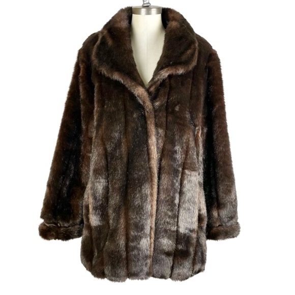 Fabulous Furs Vintage Faux Mink Sable Fur Coat - Picture 2 of 15